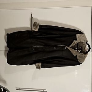 RENE LEZARD SHEARING LONG JACKET. MINT WITH TAGS.  Gorgeous jacket. Size large.